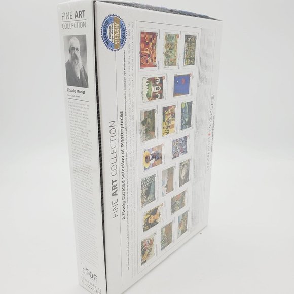 NEW Claude Monet Art Water Lilies 1000 pcs Puzzle Fine SEALED Impressionistic - Picture 6 of 6